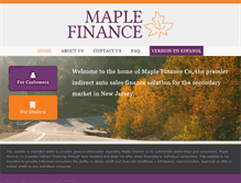 Tablet Screenshot of maplefc.com